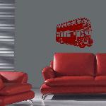 Exemple de stickers muraux: Bus anglais (Thumb)